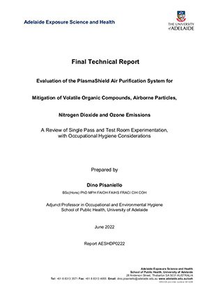 Evaluation-of-the-PlasmaShield-Air-Purification-System Evaluation-of-the-PlasmaShield-Air-Purification-System